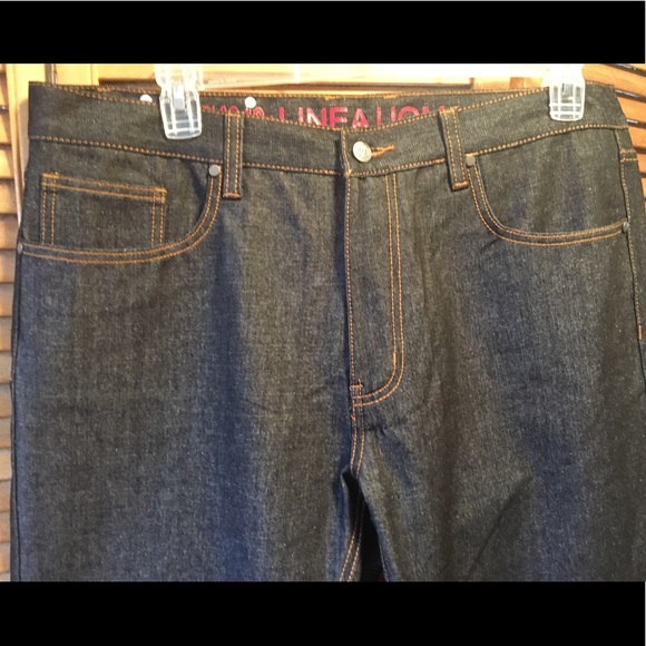 LINEAUOMO Relaxed Straight Leg Jeans - Picture 4 of 7
